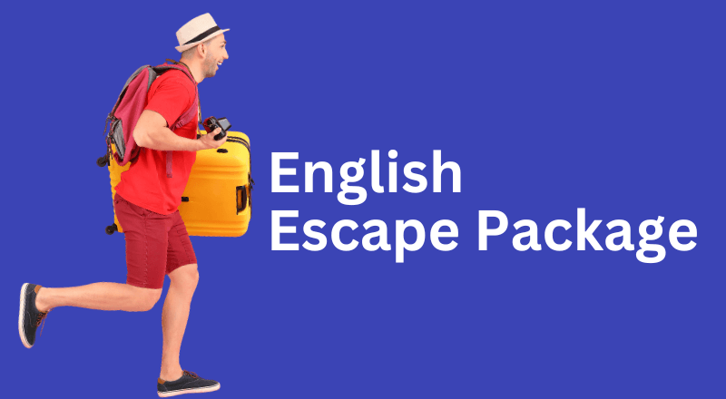 Angebot für Erwachsene! English Escape Package